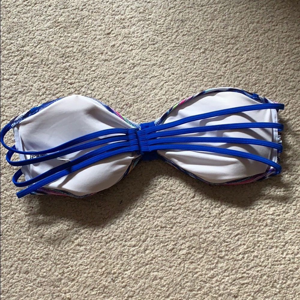 Pink - bandeau bikini top - Picture 2 of 4